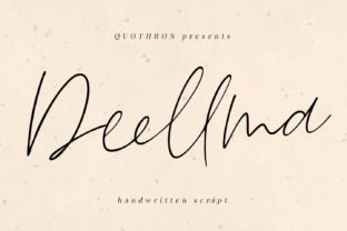 Deellma: The Elegant Script Font That Transforms Your Crafting Projects