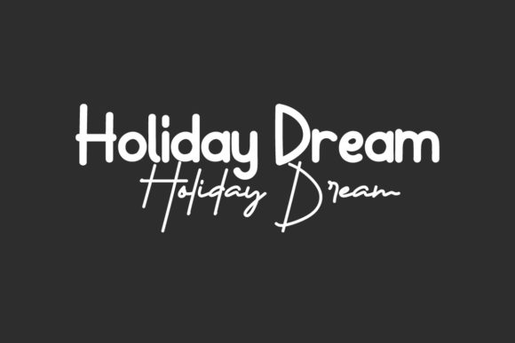 Holiday Dream: A Delicate Duo Font for Modern Branding