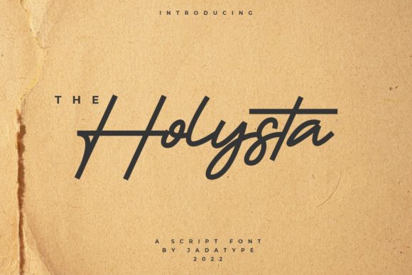Holysta Font: The Delicate Script Elevating Your Brand and Events