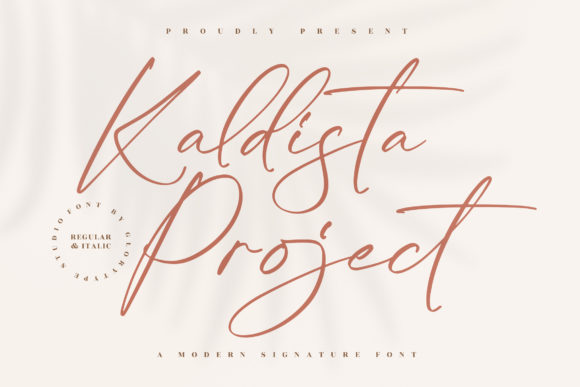Kaldista Project: Elevating Your Brand Identity with Modern Signature Typography