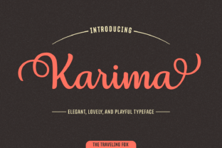 Karima: The Stunning Script Font for Every Creator