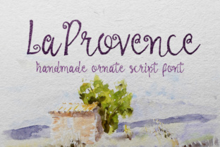 La Provence: A Detailed Look at the Hand-Drawn Calligraphy Script