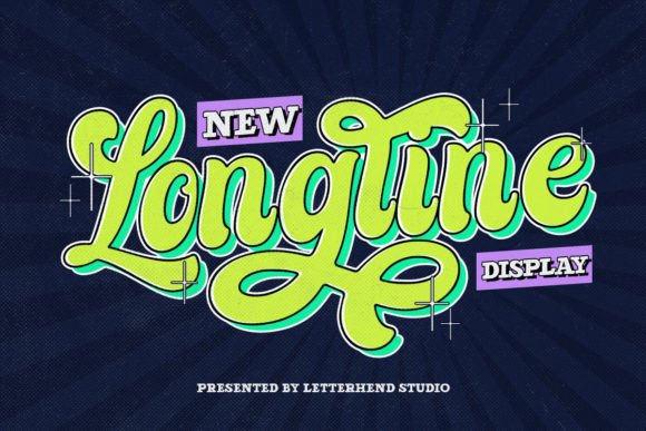 Longline: Elevate Your Design with Bold Script Typography