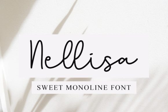 Nellisa: The Bouncy Script That Brings Personality to Your Designs
