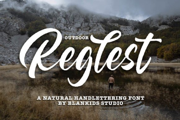 Reglest: A Modern Natural Handlettering Script for Professional Creative Workflows
