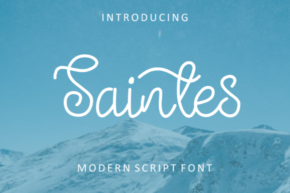 Saintes: The Authentic Vintage Script for Modern Branding