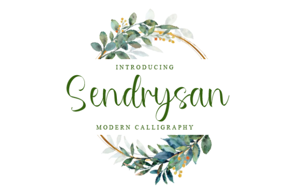 Sendrysan: The Modern Script That Elevates Every Design Project