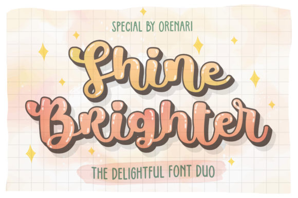Shine Brighter: Integrating a Dual-Style Font into Your Creative Workflow