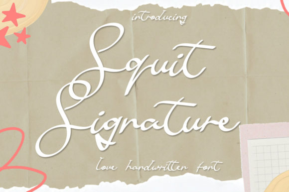 Squit Signature: A Graceful Script for Modern Design
