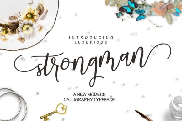 Strongman Script: A Modern Calligraphic Choice