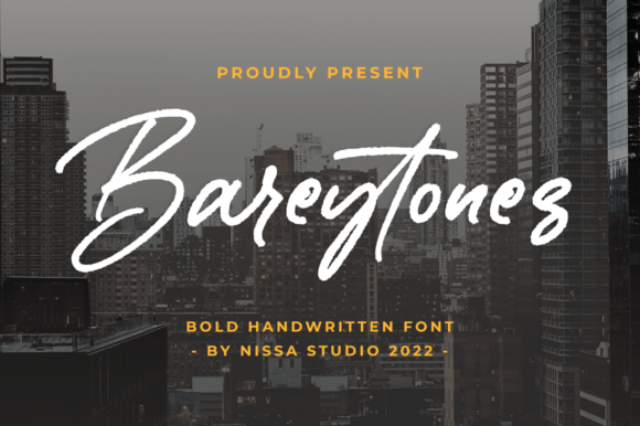 Why Bareytones Is the Brush-Stroke Script You've Been Waiting For
